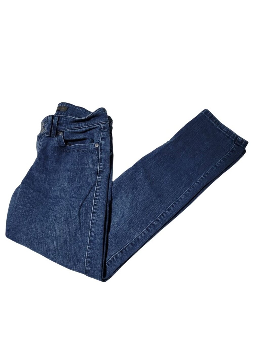 Levis Mid Rise Skinny Jeans Womens Size 25 Medium Wash Denim Pants